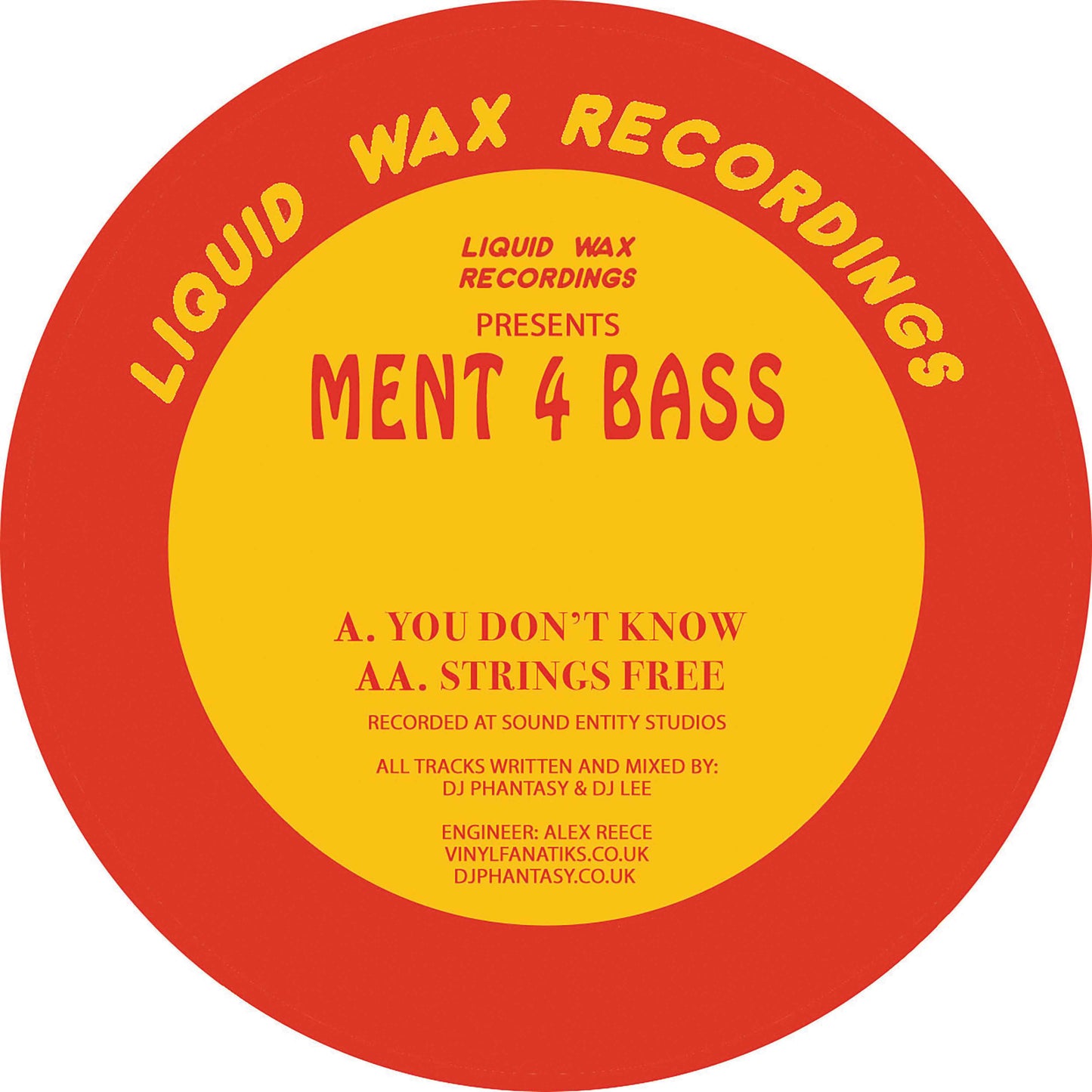 Ment 4 Bass - You Don’t Know / Strings Free [Coloured Vinyl]