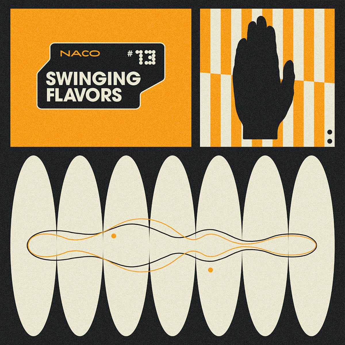 Naco - Swinging Flavors #13 w/ We Rob Rave Remix [7" Ivory White Vinyl w/Colour Sleeve + A3 Poster]