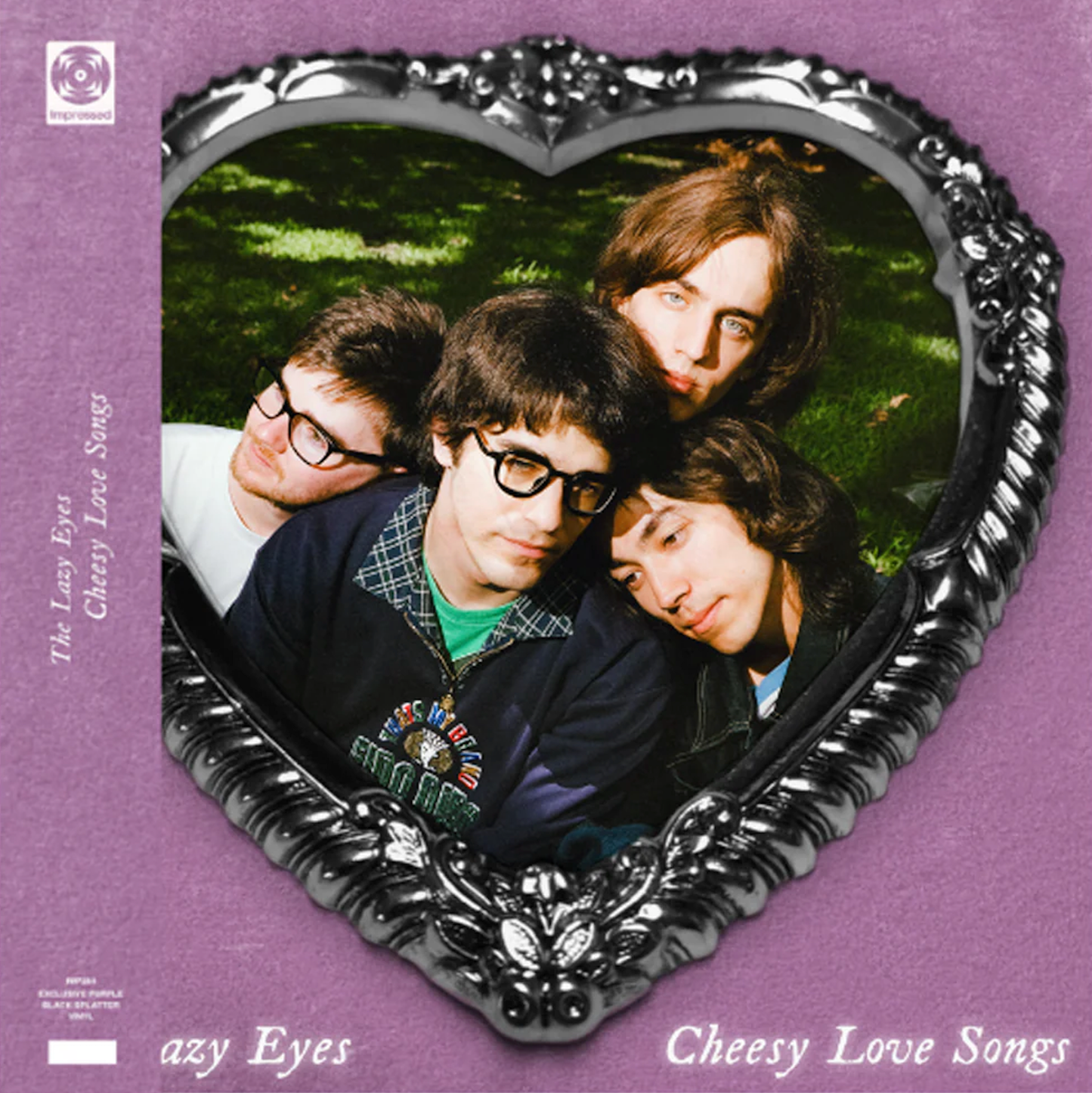 Lazy Eyes - Cheesy Love Songs [Purple Vinyl]