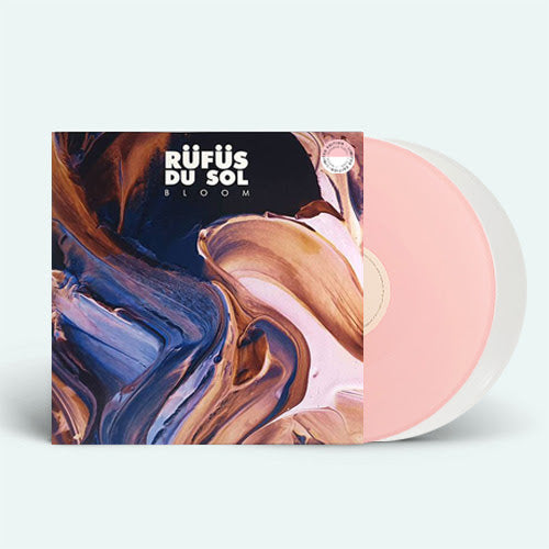 RÜFÜS DU SOL - Bloom LTD Edition PINK/WHITE HALF/HALF VINYL)
