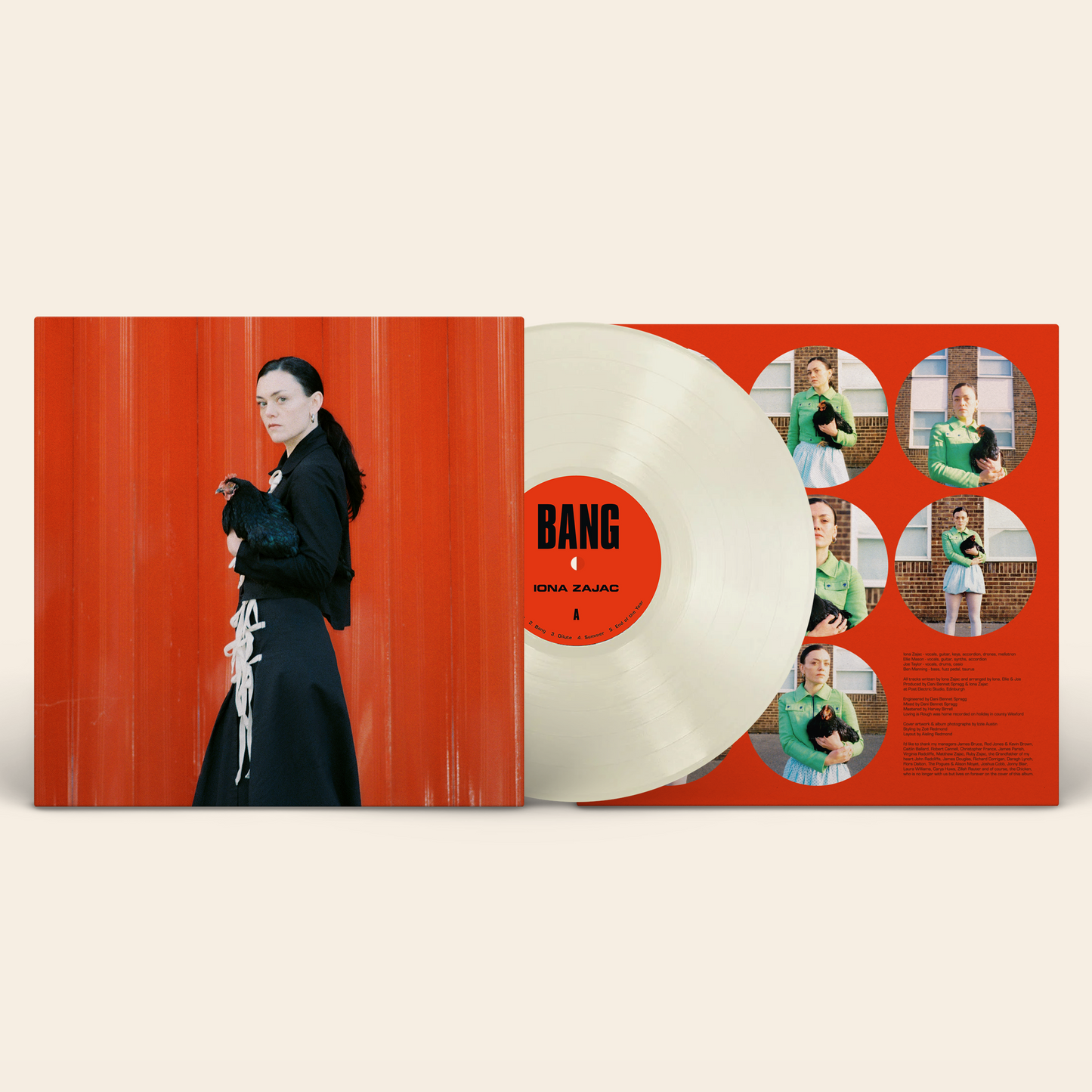 Iona Zajac - Bang [Milky Clear LP w/ poetry & lyric journal]