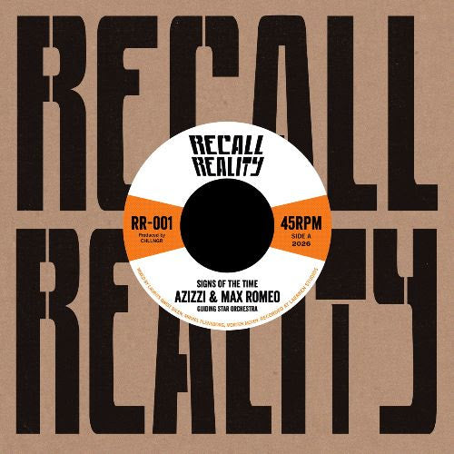 Azizzi & Max Romeo w/ Guiding Star Orchestra - Signs Of The Time [7" Vinyl]