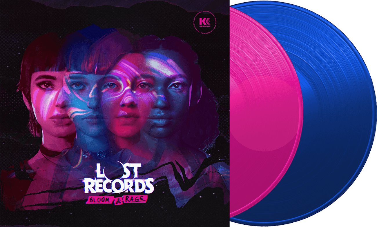 Ruth Radelet (Chromatics) / Milk And Bone / Nora Kelly Band - Lost Records: Bloom & Rage (Original Game Soundtrack) [Transparent Pink & Blue 2LP]