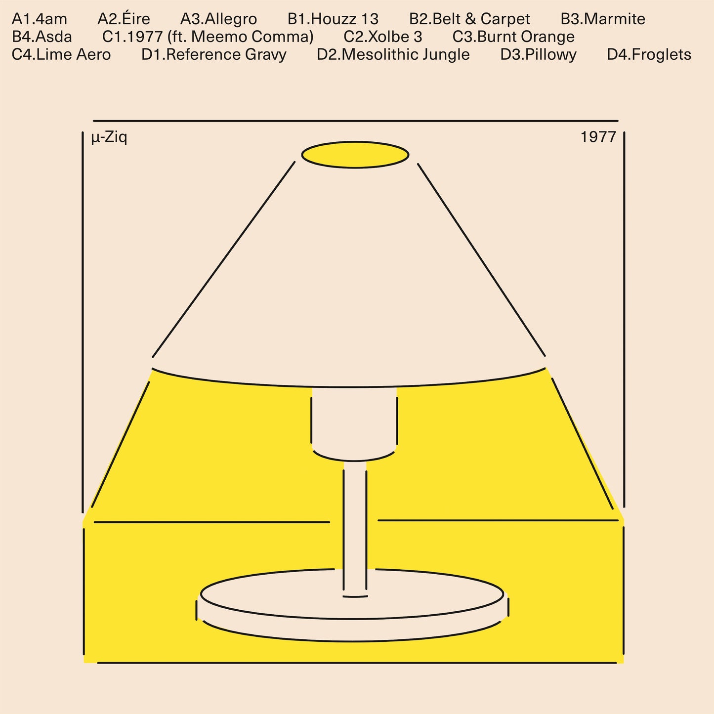 µ-Ziq - 1977 [Yellow Vinyl 2LP]