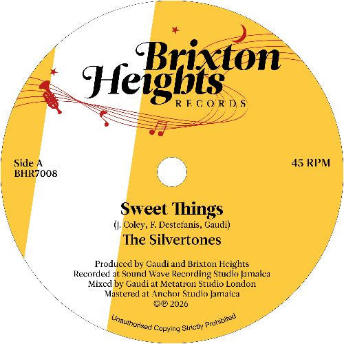 The Silvertones / Gaudi - Sweet Things / South Rock [7" Vinyl]