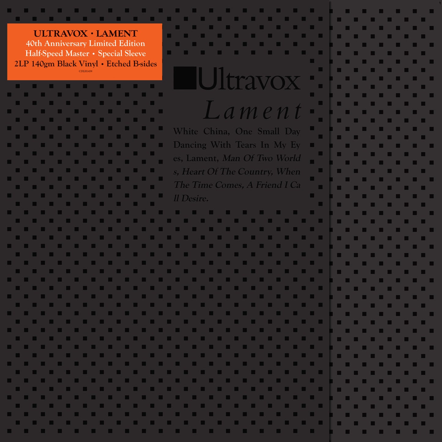Ultravox - Lament [Deluxe Edition]: 40th Anniversary Limited Edition [LP Etched B Sides]