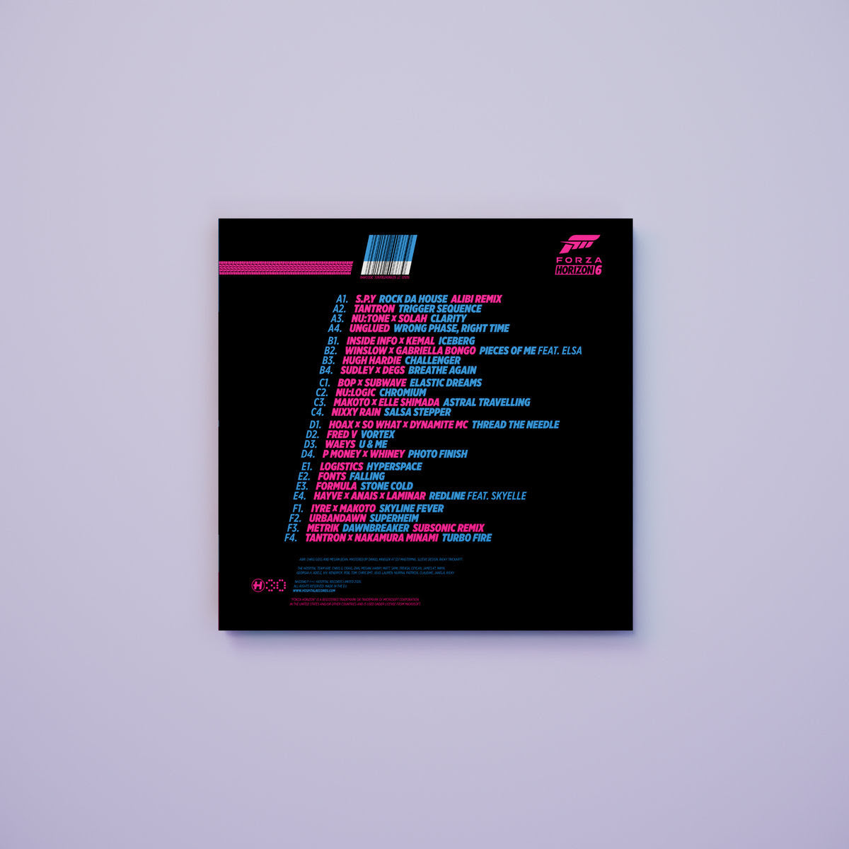 Various Artists - Hospital Records: Forza Horizon 6 (triple gatefold pink vinyl)