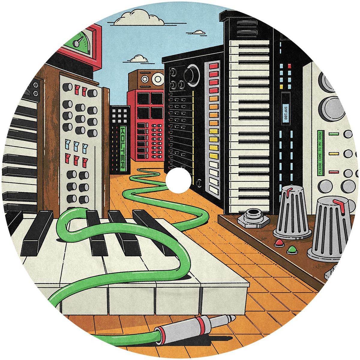 Kolter - Please Come To My Show EP [orange vinyl / label sleeve]