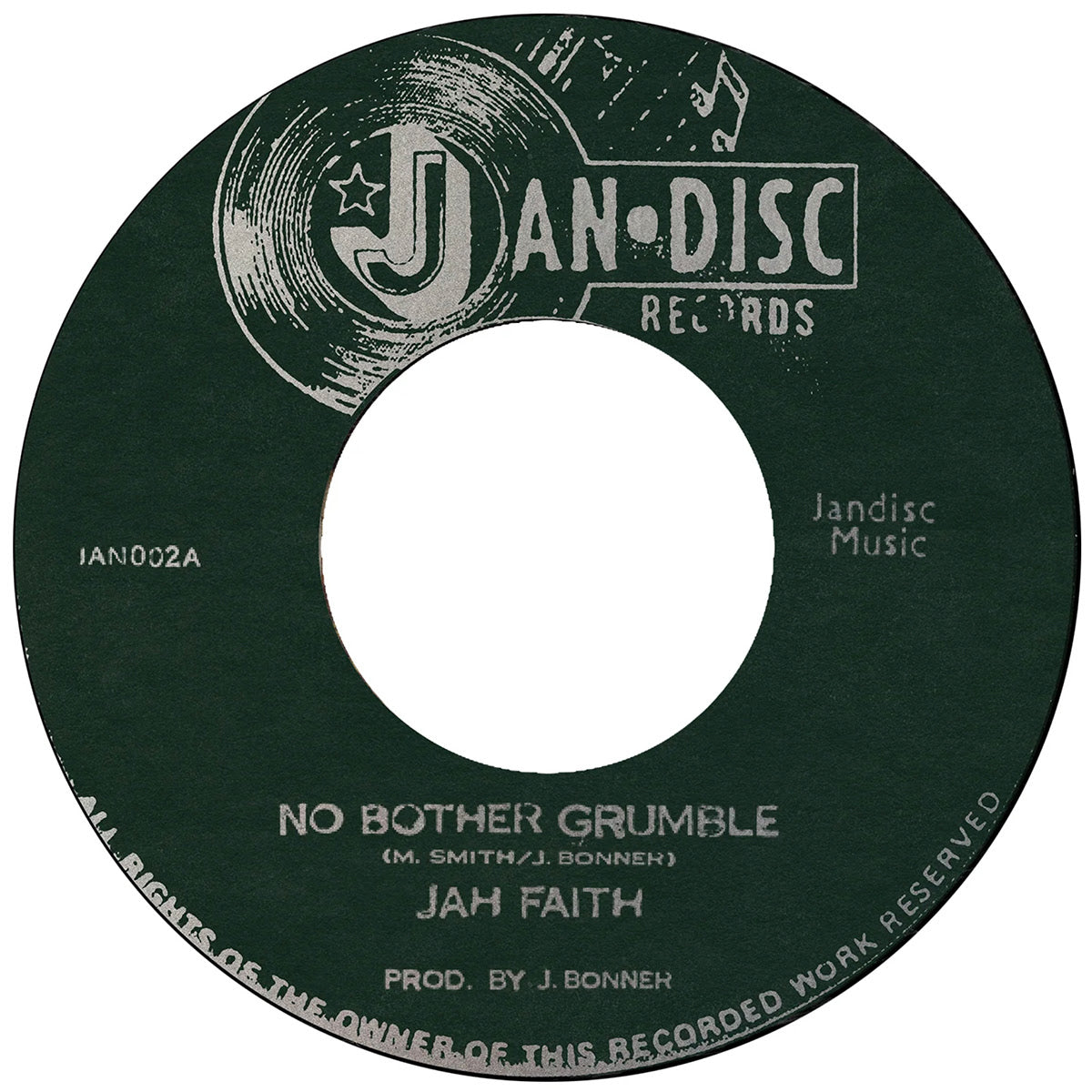 Jah Faith / The Black Emeralds - No Bother Grumble / Humble Dub [7" Vinyl]