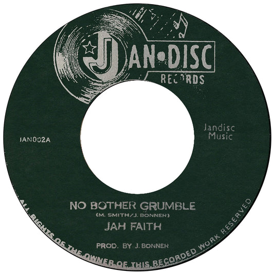 Jah Faith / The Black Emeralds - No Bother Grumble / Humble Dub [7" Vinyl]