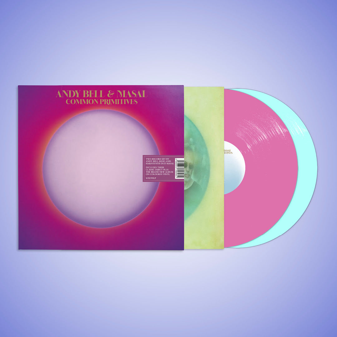 Andy Bell & Masal - Common Primitives [Transparent Blue / Violet 2LP]