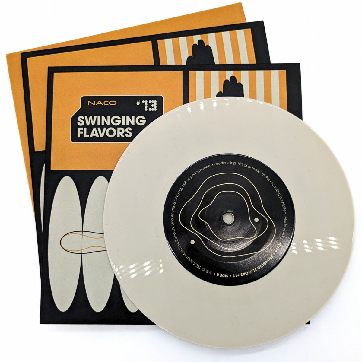 Naco - Swinging Flavors #13 w/ We Rob Rave Remix [7" Ivory White Vinyl w/Colour Sleeve + A3 Poster]