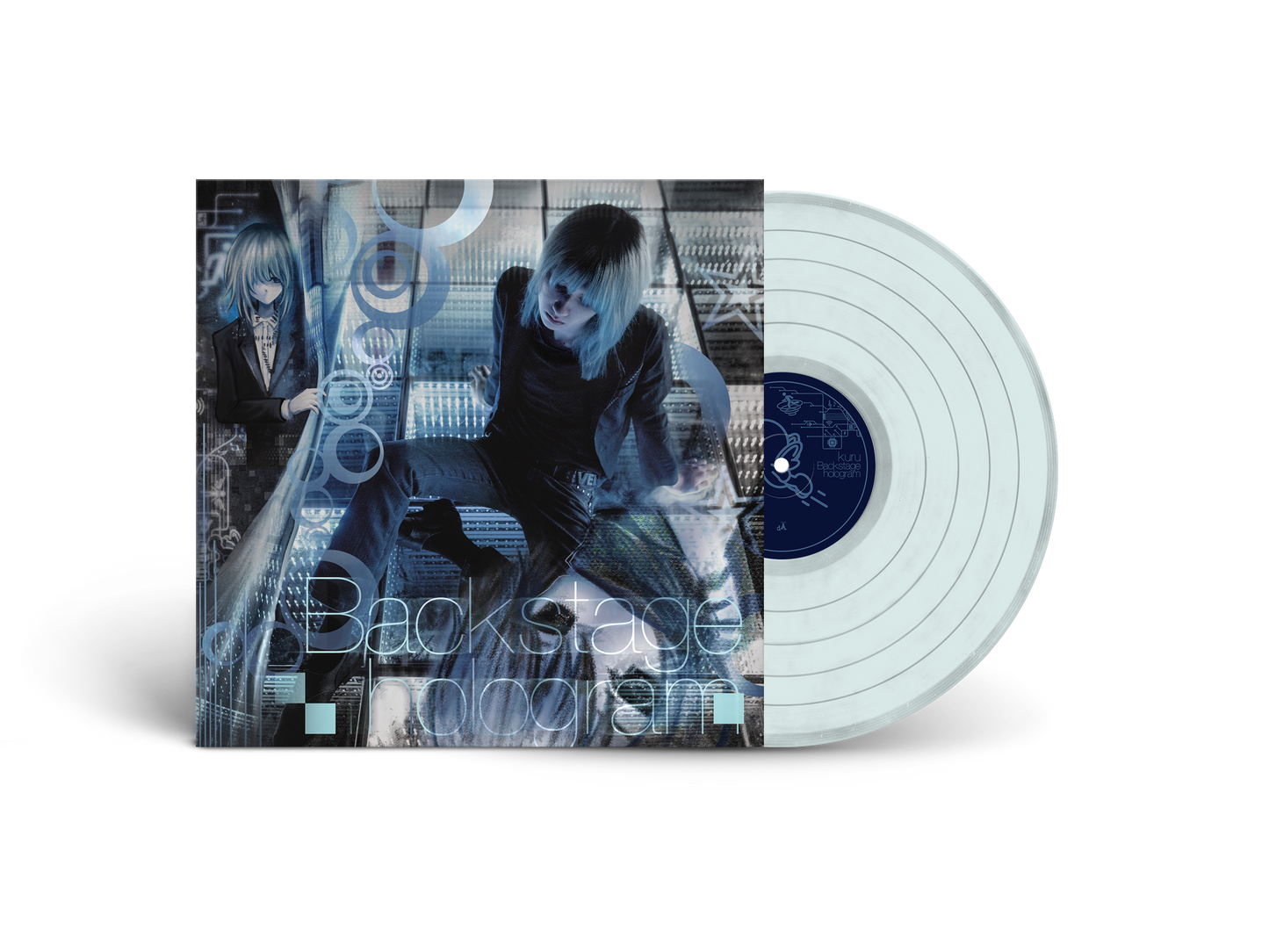 kuru - backstage hologram [Ice Blue Vinyl]
