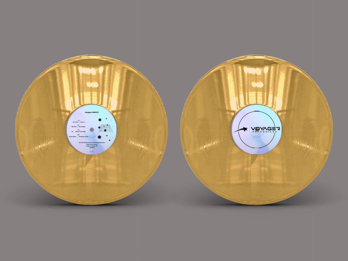 Mal Hombre, Mike Storm, A4, Linear System - VOYAGERS MMXXIII VA [Gold vinyl]