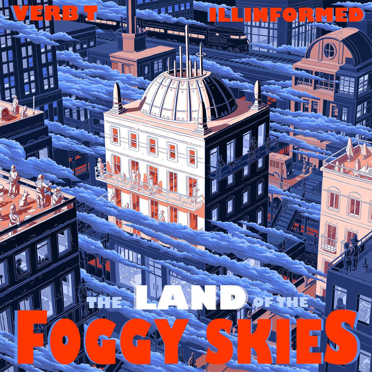 Verb T & Illinformed - The Land Of The Foggy Skies [Red Vinyl]