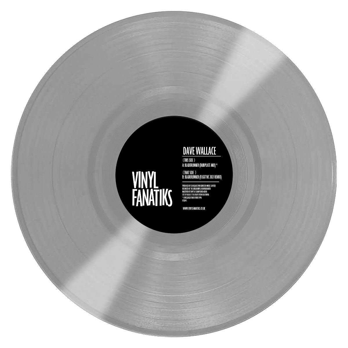Dave Wallace – Bladerunner/Bladerunner (Fugitive Mix) [Galactic Grey Vinyl]