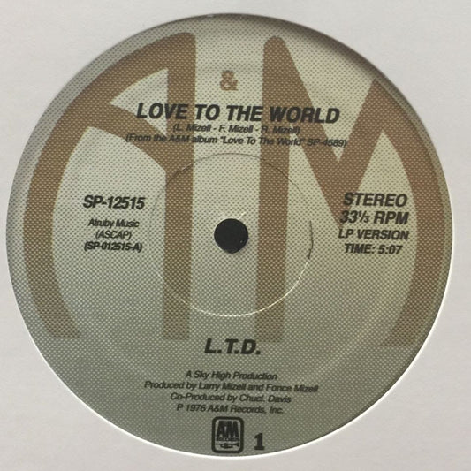 L.T.D. - Love To The World