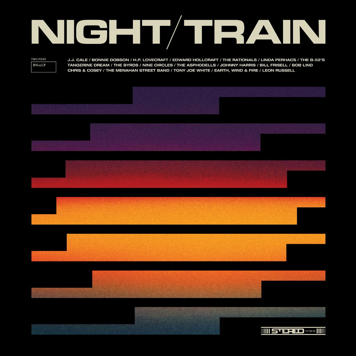 Various Artists - Night Train: Transcontinental Landscapes 1968 – 2019 [2LP TRANSPARENT PETROL/MAGENTA SKY]