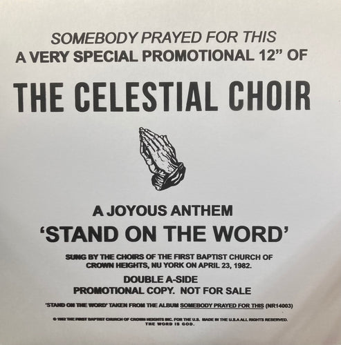 The Celestial Choir - Stand On The Word