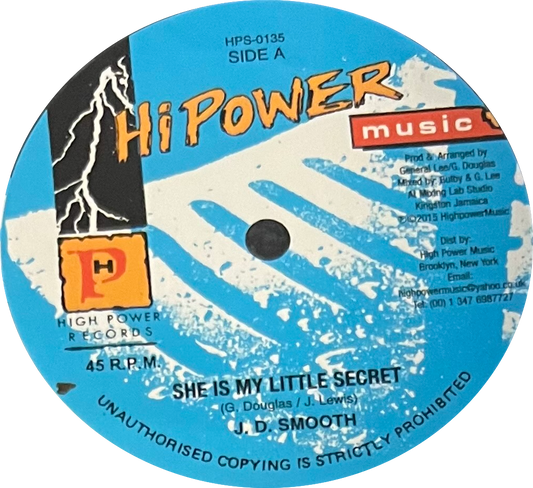 JD Smooth - She Is My Little Secret [7" Vinyl]