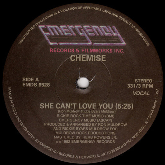 Chemise - She Can't Love You