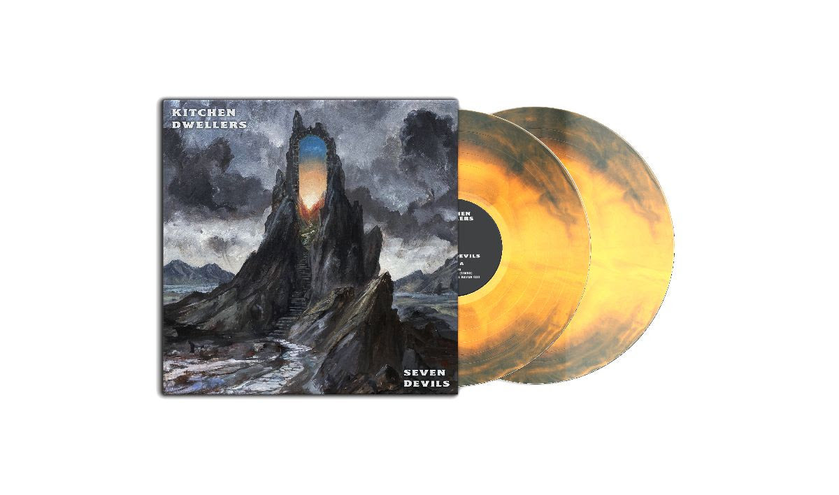 Kitchen Dwellers - Seven Devils [2LP Blue / Orange Galaxy Splatter Double Vinyl + Booklet]