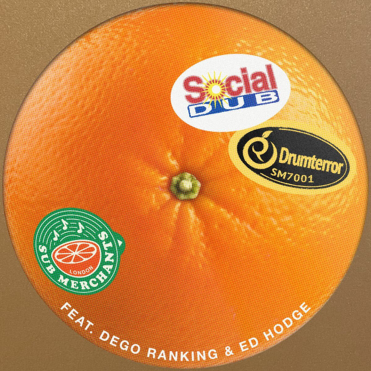 Drumterror - Social Dub ft. Dego Ranking & Ed Hodge [7" Vinyl]