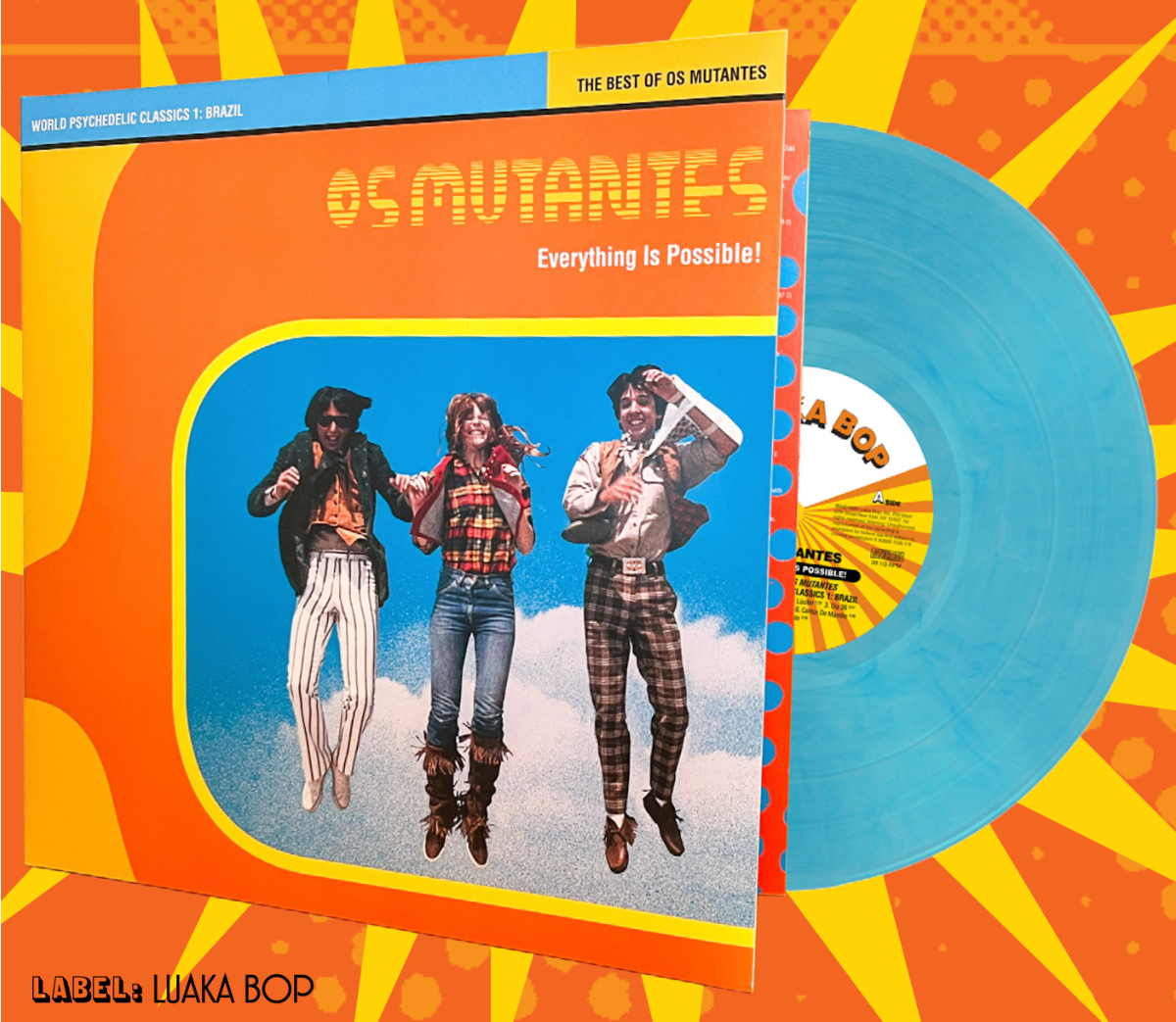 Os Mutantes - Everything Is Possible! - The Best Of Os Mutantes [Crystal Blue Vinyl]