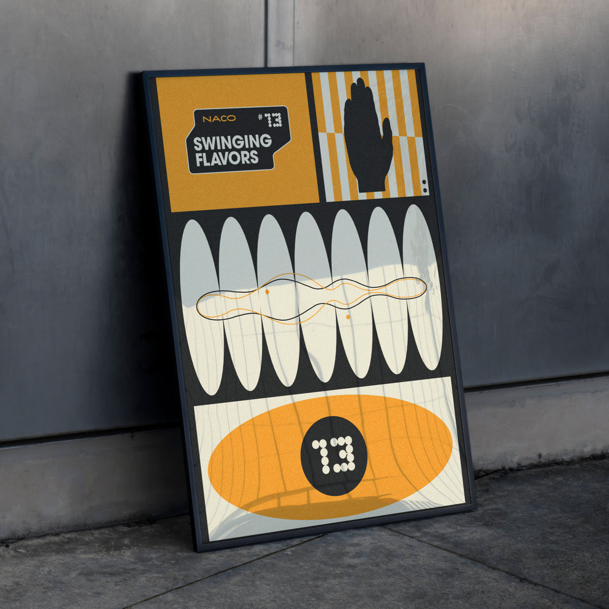 Naco - Swinging Flavors #13 w/ We Rob Rave Remix [7" Ivory White Vinyl w/Colour Sleeve + A3 Poster]