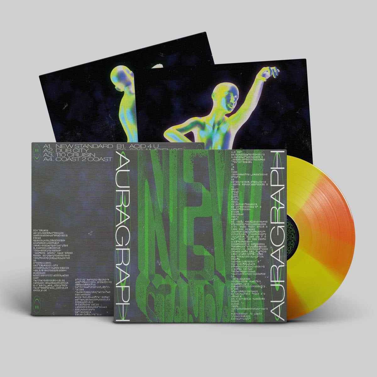 AURAGRAPH - New Standard [Yellow & Orange Spinner Vinyl]