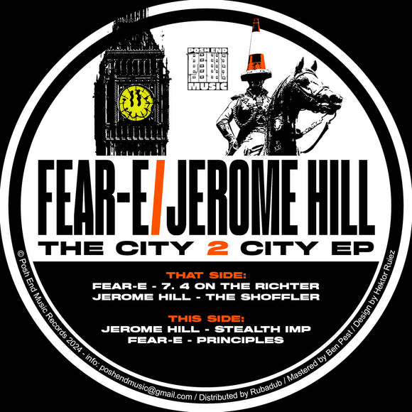 Fear-E/Jerome Hill - The City 2 City EP [Purple Vinyl]