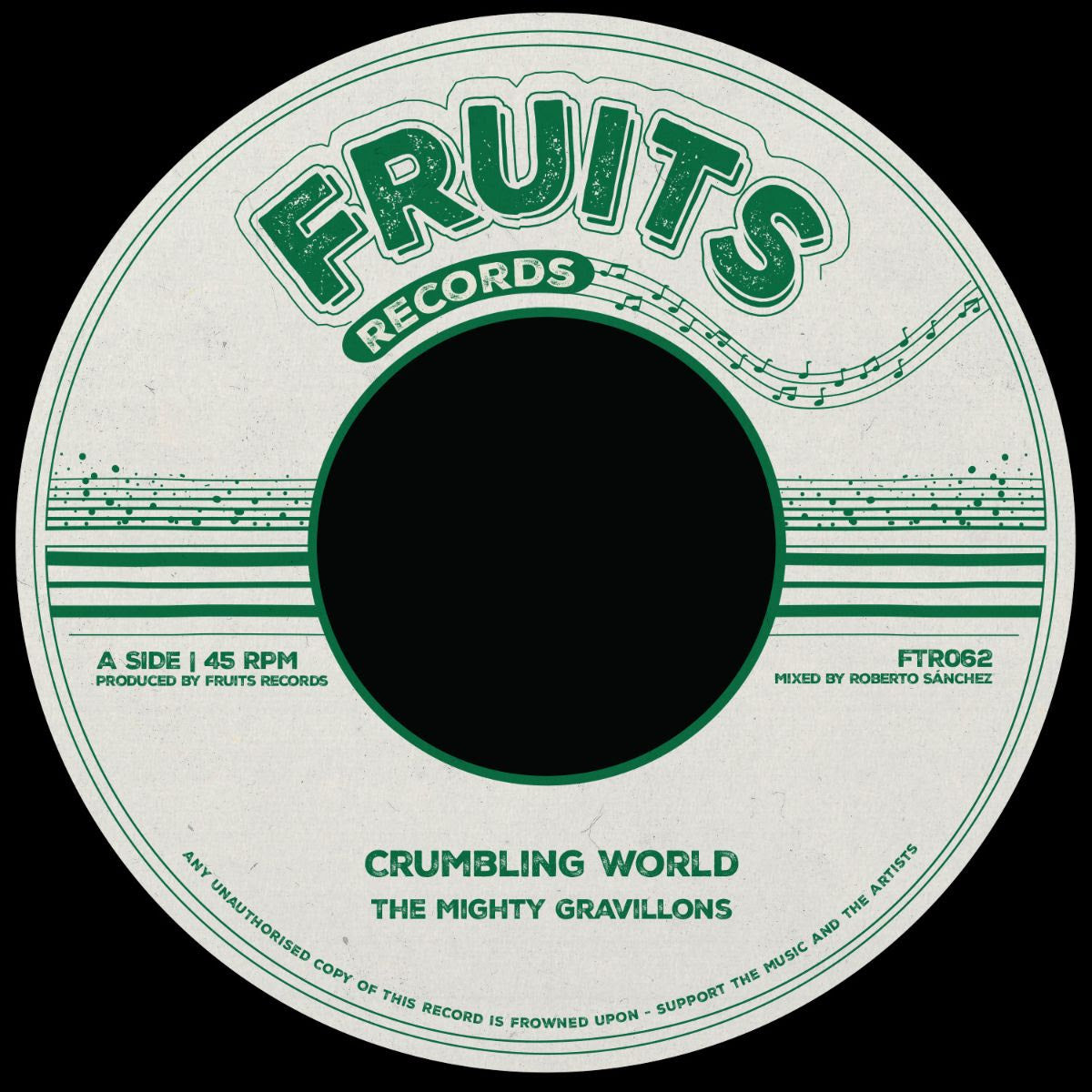 The Mighty Gravillons & The 18th Parallel - Crumbling World [7" Vinyl]