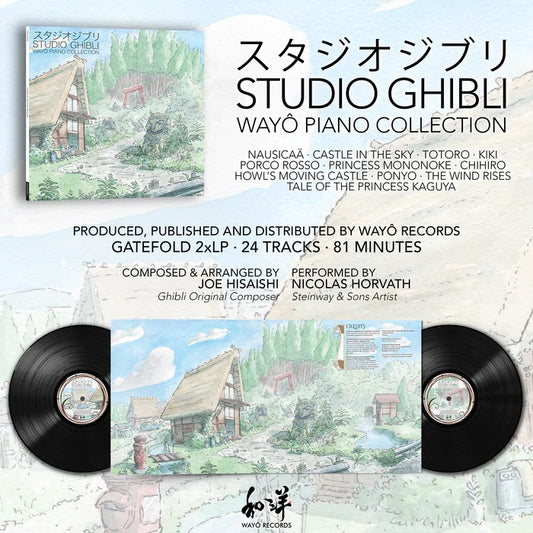 Joe Hisaishi - Studio Ghibli – Wayô Piano Collections (Performed by Nicolas Horvath) [2LP]