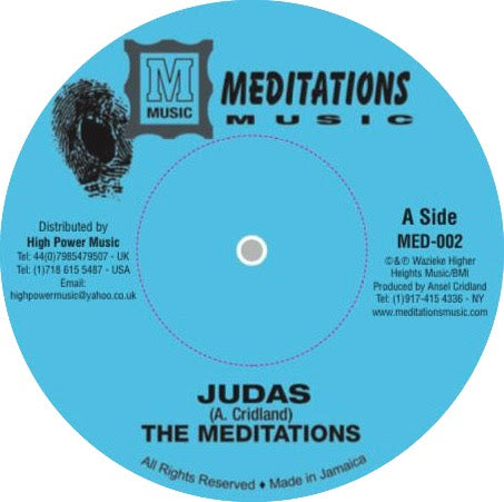 The Meditations - Judas [7" Vinyl]