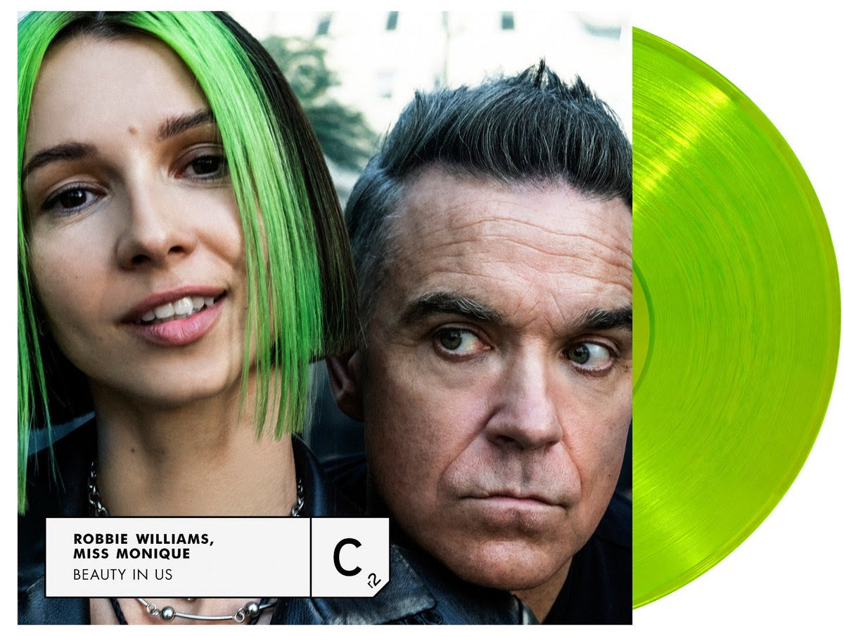 Robbie Williams, Miss Monique - Beauty In Us [Translucent Neon Green vinyl]