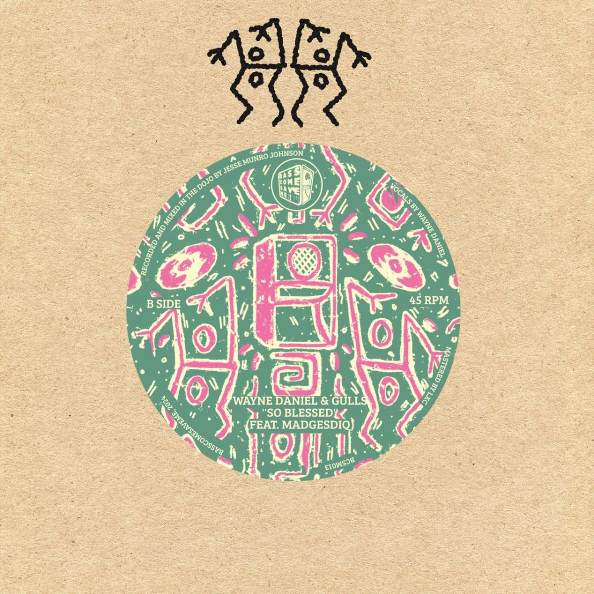 Gulls & Wayne Daniel - So Blessed (ft. Madgesdiq) [7" Vinyl w/ Hand Stamped Sleeves + DL Code]