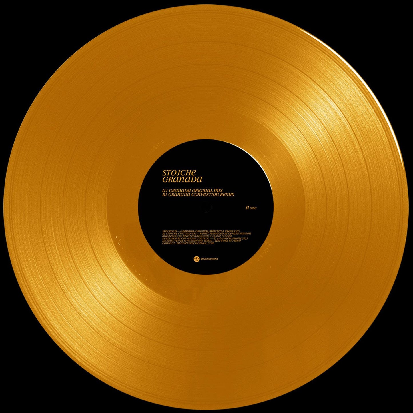Stojche - Granada EP [Crystal Amber Vinyl]