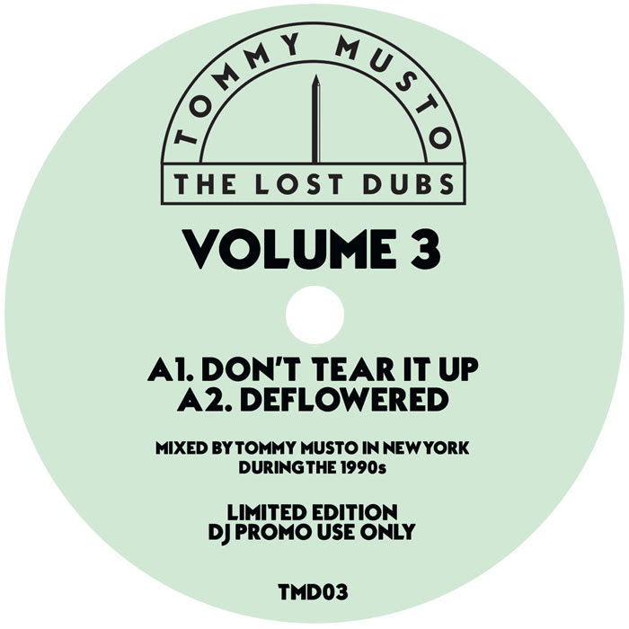 Tommy Musto - The Lost Dubs - Vol 3