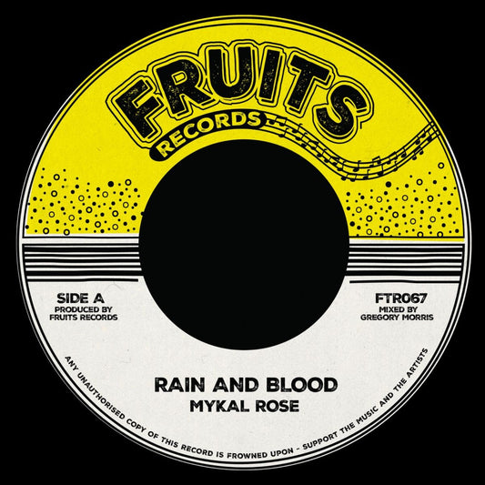 Mykal Rose & The 18th Parallel - Rain And Blood [7" Vinyl]