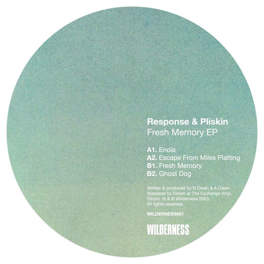 Responce & Pliskin - Fresh Memory EP