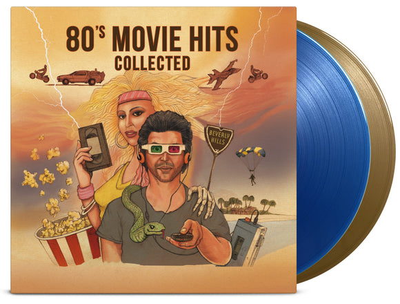 Various - 80s Movie Hits Collected (2LP Blue & Gold Coloured)