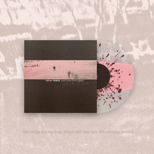 Rainer Maria - Look Now Look Again [Pink stripe w/ brown splatter vinyl]