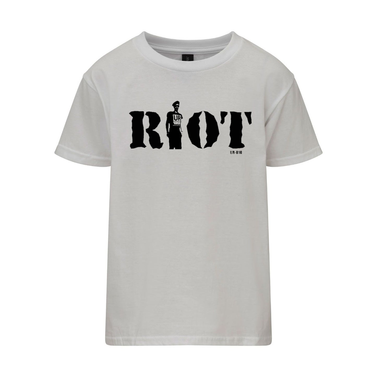 UR 'Riot' T-Shirt [Black on White]