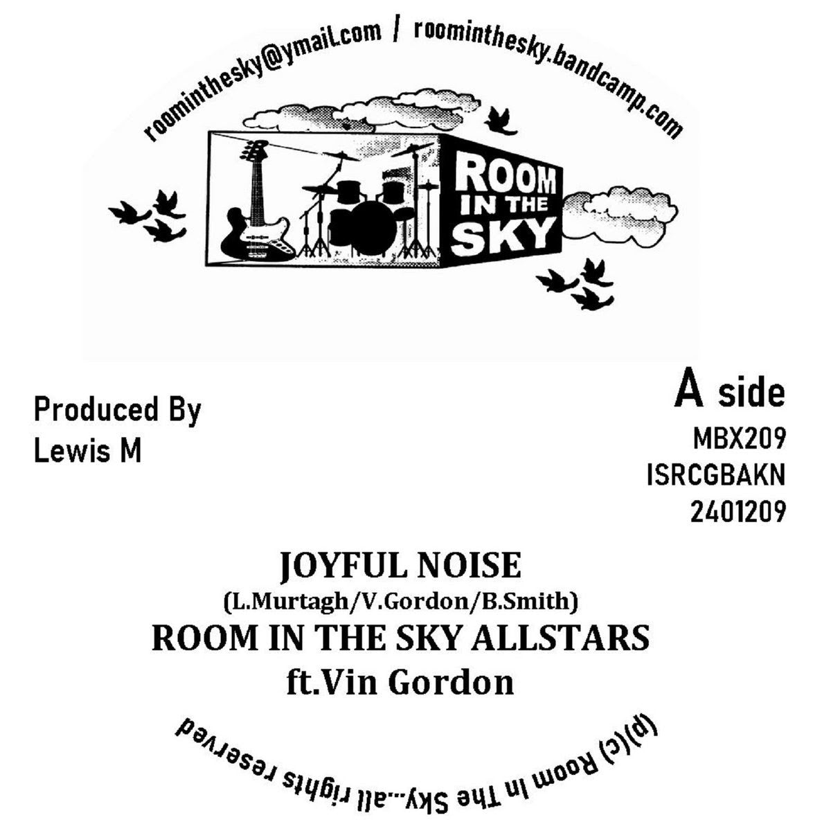 Room In The Sky Allstars - Joyful Noise [7" Vinyl]