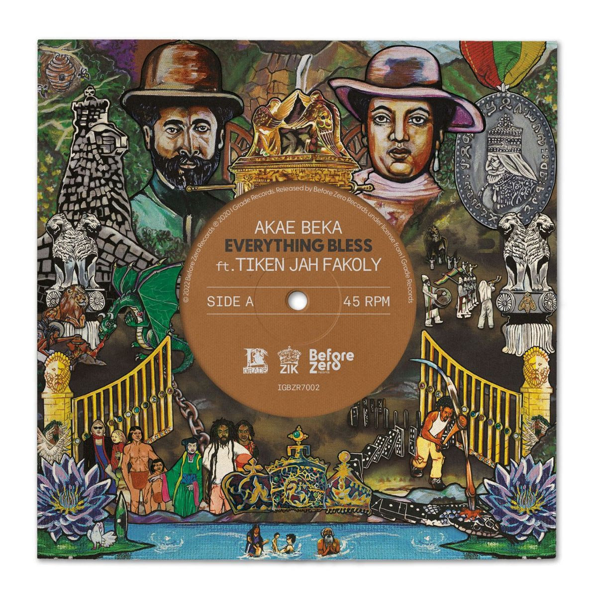 Akae Beka x Tiken Jah Fakoly - Everything Bless [7" Vinyl w/ Artwork Sleeve]
