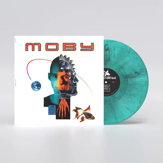 Moby - Moby [Black and White Marble on Blue 140g Vinyl]
