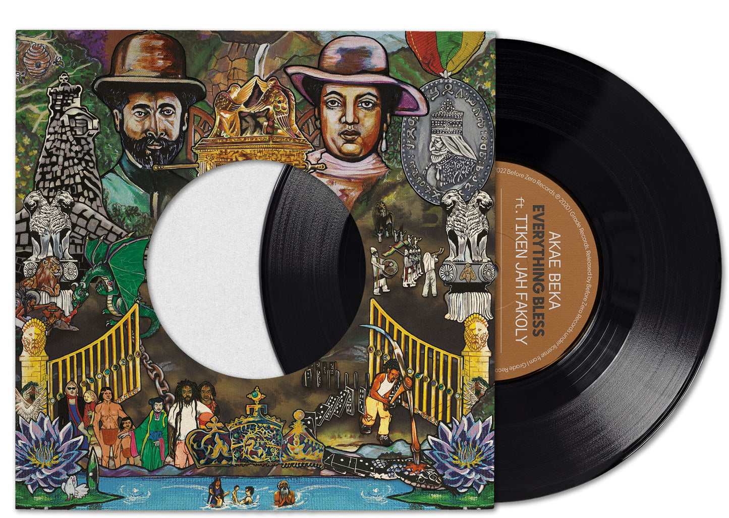 Akae Beka x Tiken Jah Fakoly - Everything Bless [7" Vinyl w/ Artwork Sleeve]