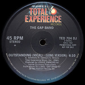 THE GAP BAND - OUTSTANDING