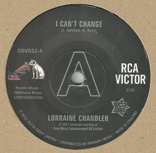 Lorraine Chandler - I Can't Change / You Only Live Twice