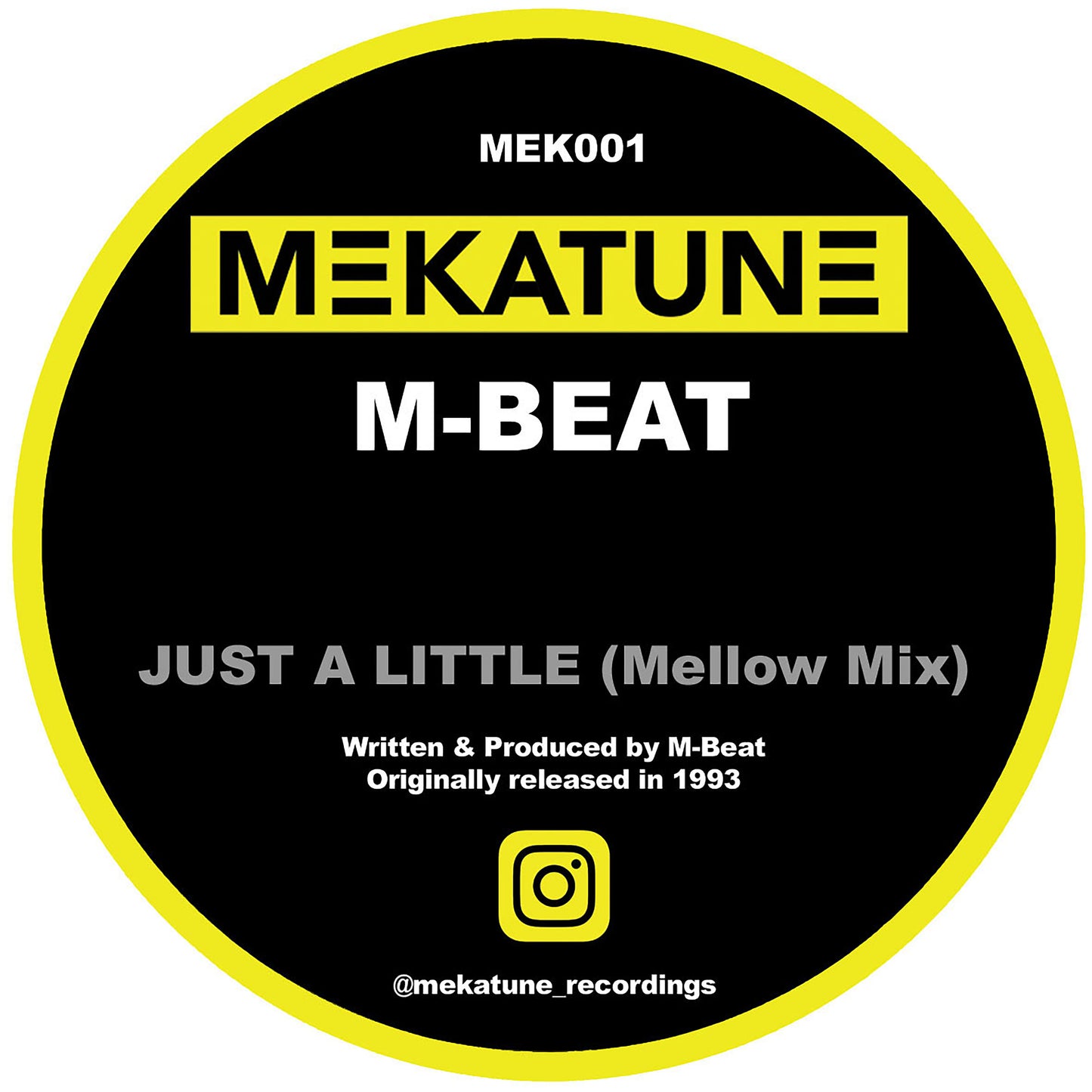 M-Beat - Just A Little (Mellow Mix) / Just A Little (Stink Mix) [180g Yellow Vinyl]